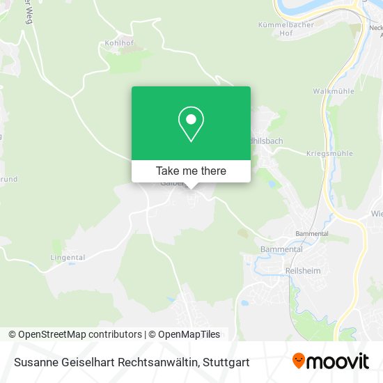 Susanne Geiselhart Rechtsanwältin map