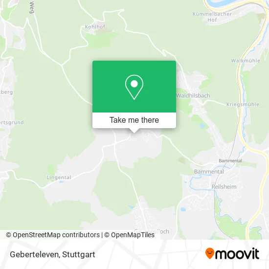 Карта Geberteleven