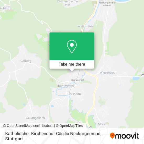Katholischer Kirchenchor Cäcilia Neckargemünd map
