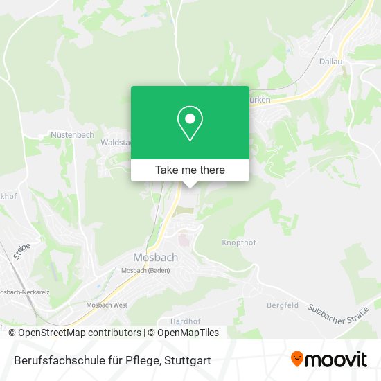 Berufsfachschule für Pflege map