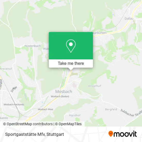 Карта Sportgaststätte Mfv