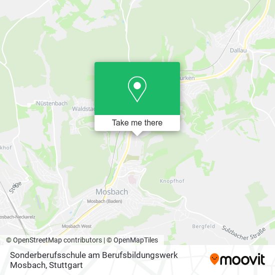 Карта Sonderberufsschule am Berufsbildungswerk Mosbach