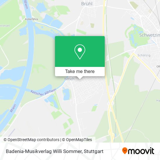 Badenia-Musikverlag Willi Sommer map