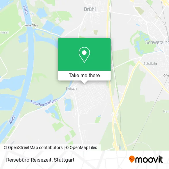 Карта Reisebüro Reisezeit