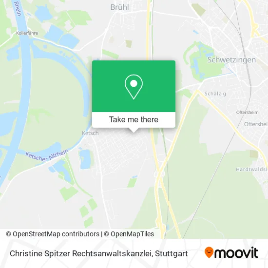 Карта Christine Spitzer Rechtsanwaltskanzlei