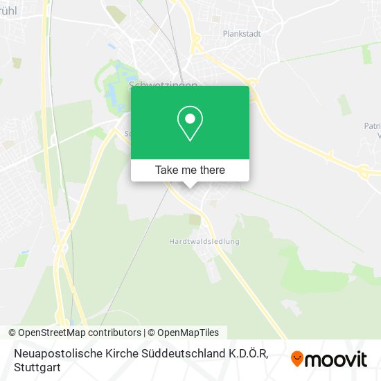 Neuapostolische Kirche Süddeutschland K.D.Ö.R map