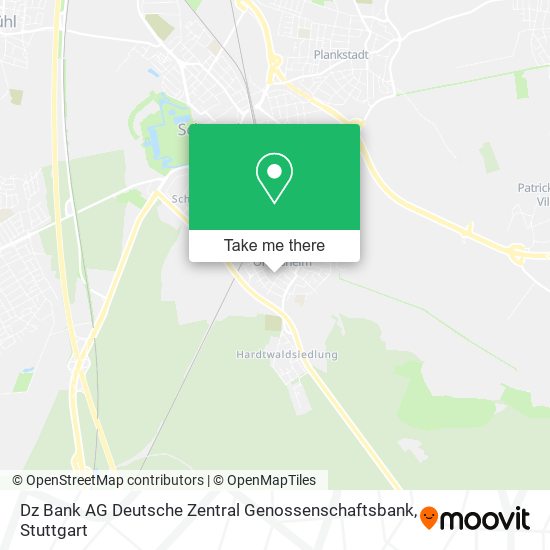 Dz Bank AG Deutsche Zentral Genossenschaftsbank map