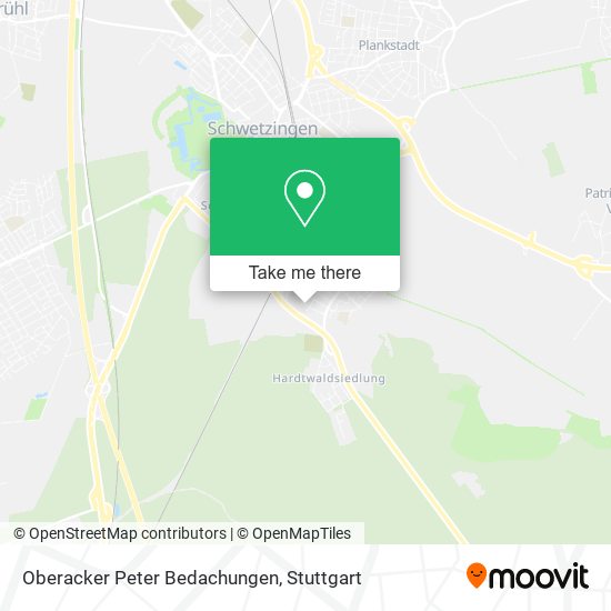Oberacker Peter Bedachungen map