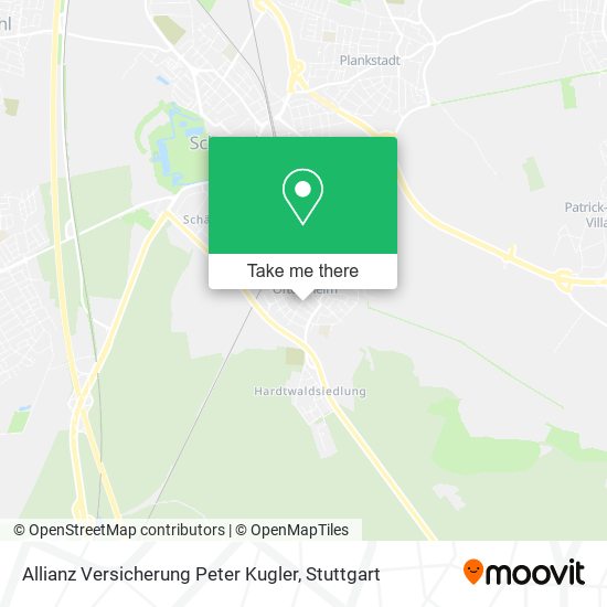 Allianz Versicherung Peter Kugler map