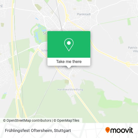 Карта Frühlingsfest Oftersheim