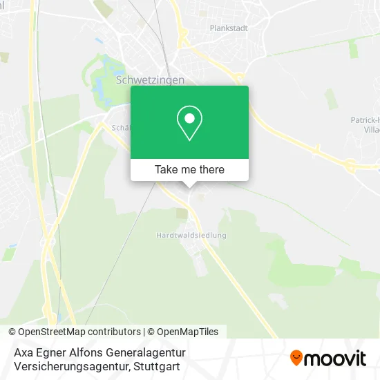 Карта Axa Egner Alfons Generalagentur Versicherungsagentur