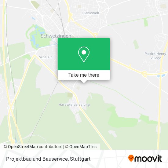 Projektbau und Bauservice map