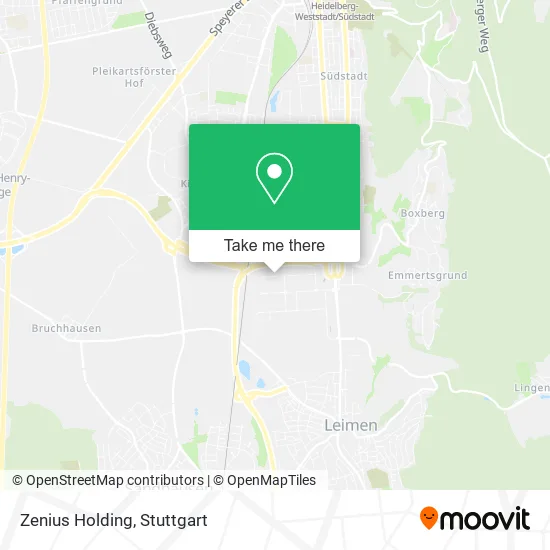 Карта Zenius Holding