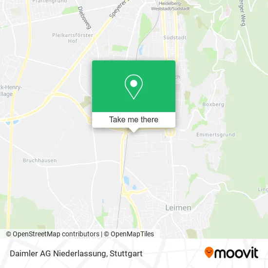 Карта Daimler AG Niederlassung