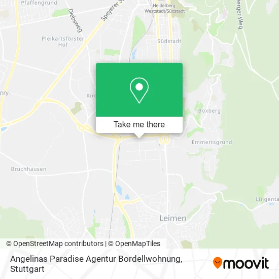 Карта Angelinas Paradise Agentur Bordellwohnung