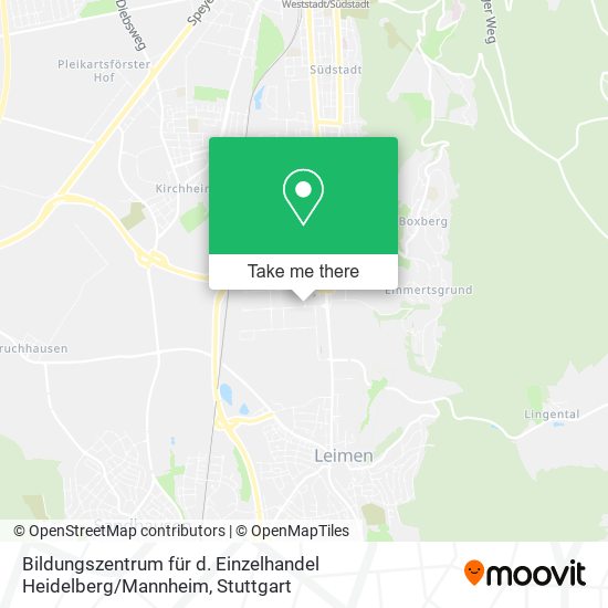 Bildungszentrum für d. Einzelhandel Heidelberg / Mannheim map