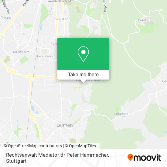 Карта Rechtsanwalt Mediator dr Peter Hammacher