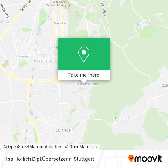 Карта Isa Höflich Dipl.Übersetzerin