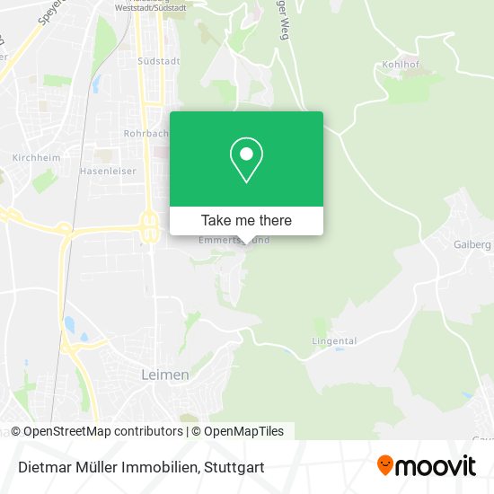 Dietmar Müller Immobilien map