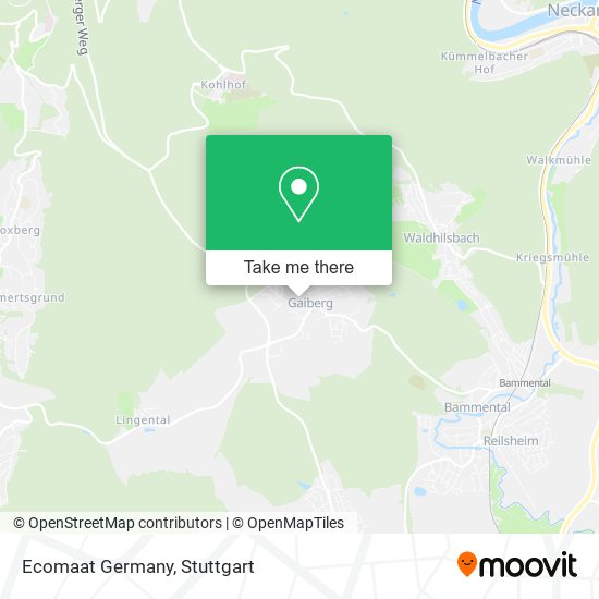 Карта Ecomaat Germany
