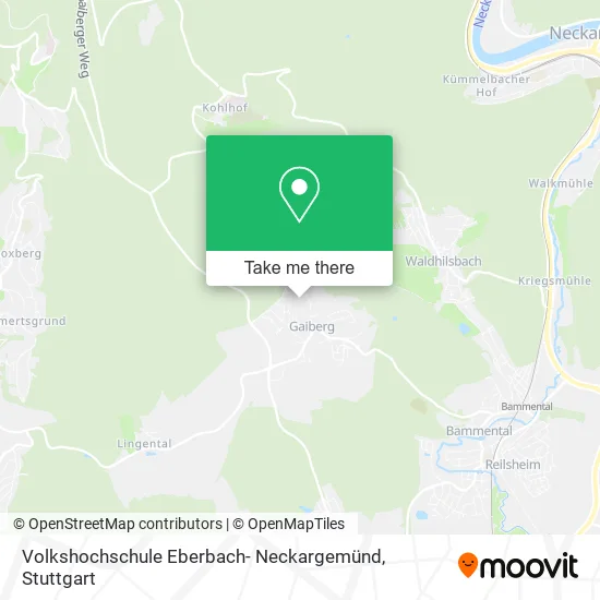 Карта Volkshochschule Eberbach- Neckargemünd