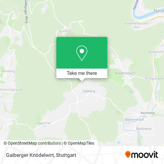 Карта Gaiberger Knödelwirt
