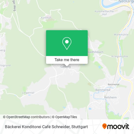 Bäckerei Konditorei Café Schneider map