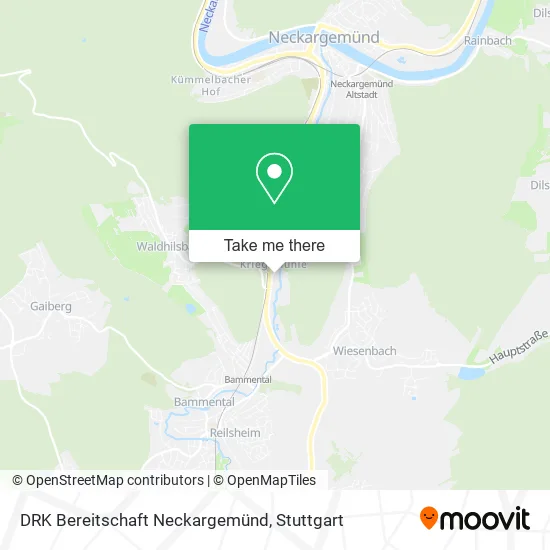 Карта DRK Bereitschaft Neckargemünd