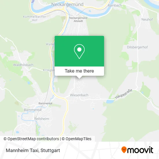 Карта Mannheim Taxi