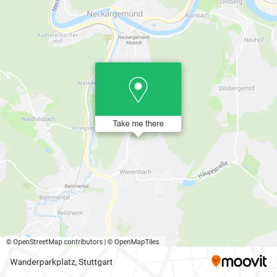 Карта Wanderparkplatz