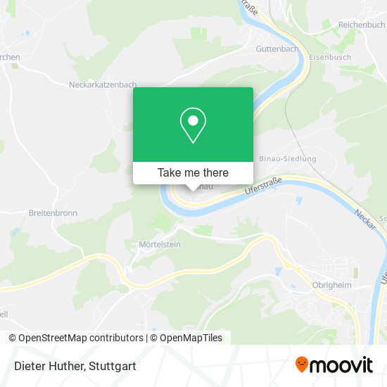 Dieter Huther map