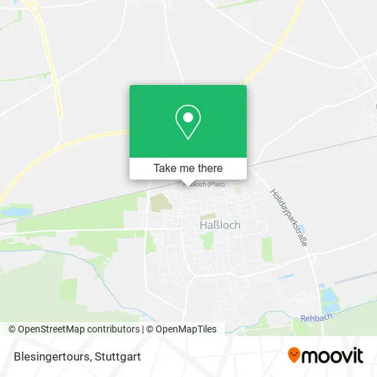 Карта Blesingertours
