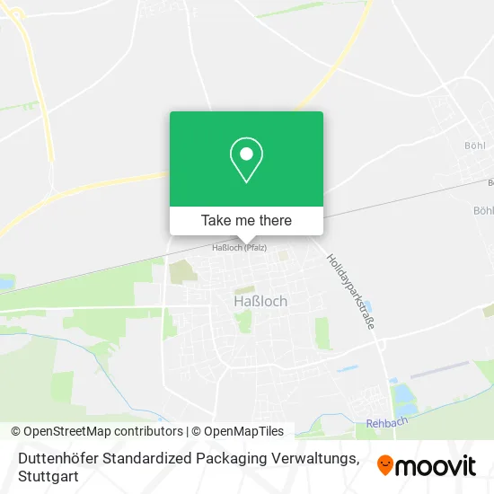 Карта Duttenhöfer Standardized Packaging Verwaltungs