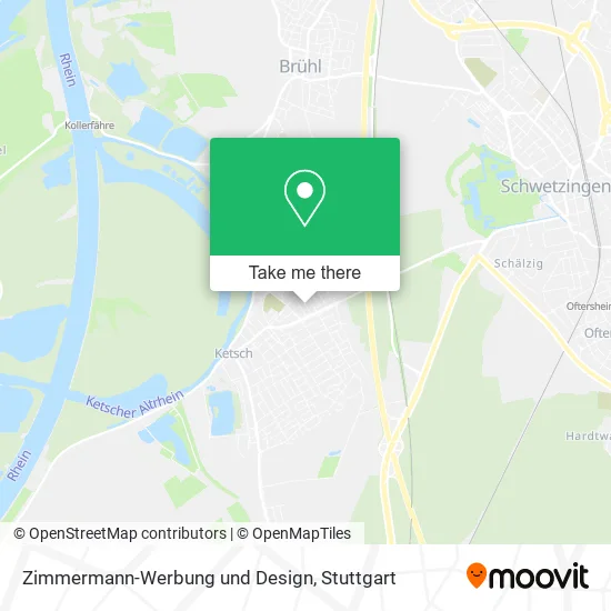Карта Zimmermann-Werbung und Design