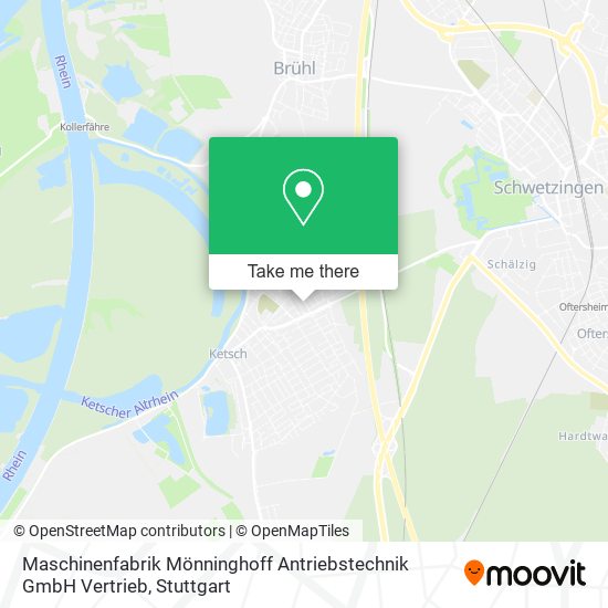 Maschinenfabrik Mönninghoff Antriebstechnik GmbH Vertrieb map