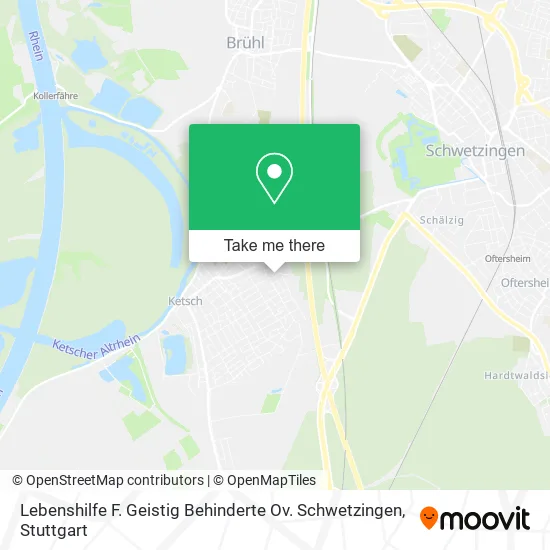 Карта Lebenshilfe F. Geistig Behinderte Ov. Schwetzingen