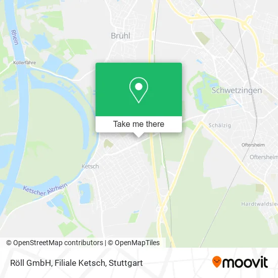 Карта Röll GmbH, Filiale Ketsch