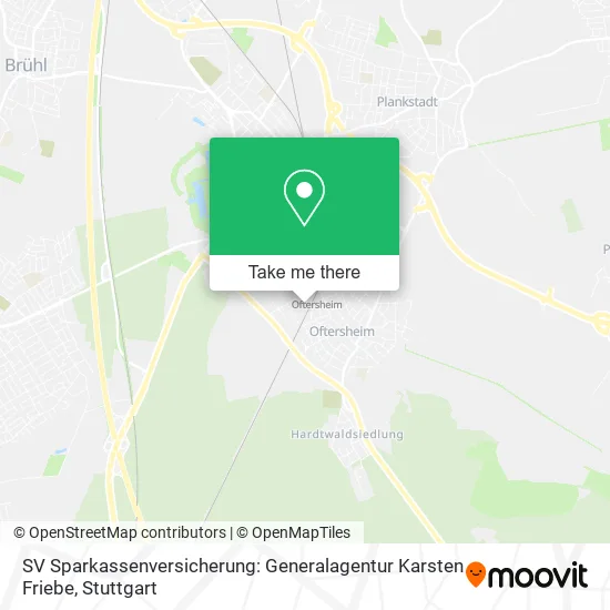 Карта SV Sparkassenversicherung: Generalagentur Karsten Friebe