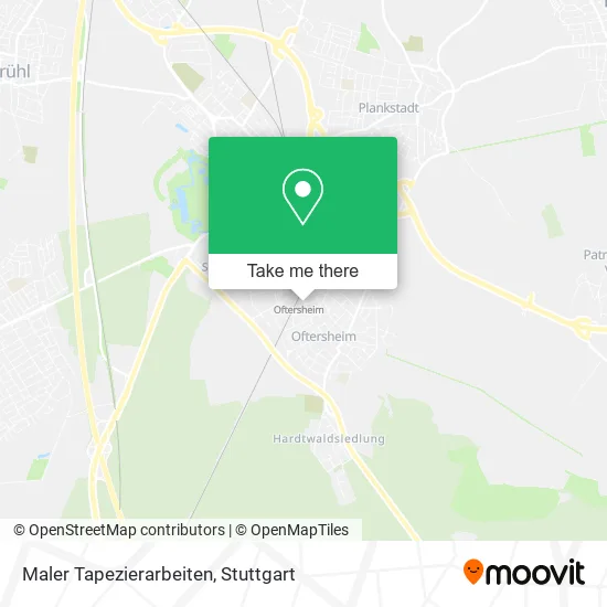 Карта Maler Tapezierarbeiten