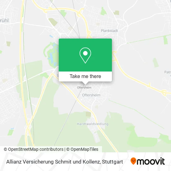 Карта Allianz Versicherung Schmit und Kollenz