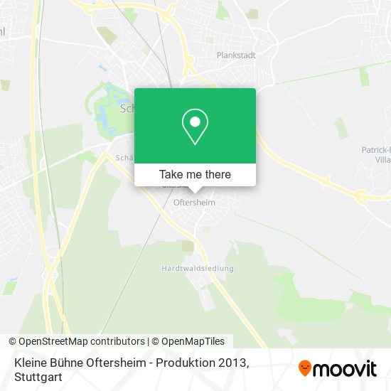 Kleine Bühne Oftersheim - Produktion 2013 map