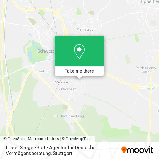 Карта Liesel Seeger-Blot - Agentur für Deutsche Vermögensberatung