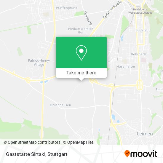 Gaststätte Sirtaki map