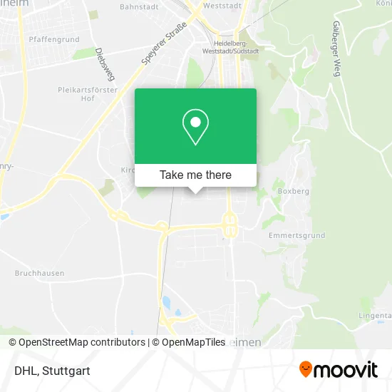 Карта DHL