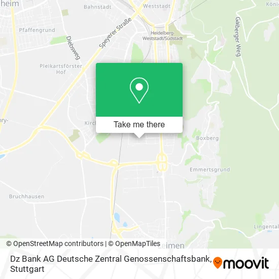 Карта Dz Bank AG Deutsche Zentral Genossenschaftsbank