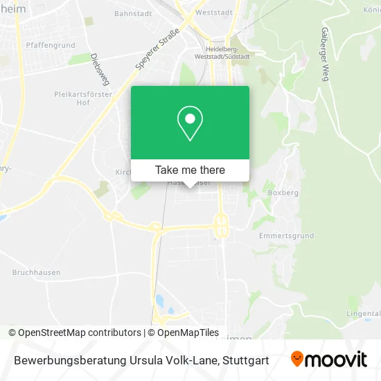 Карта Bewerbungsberatung Ursula Volk-Lane