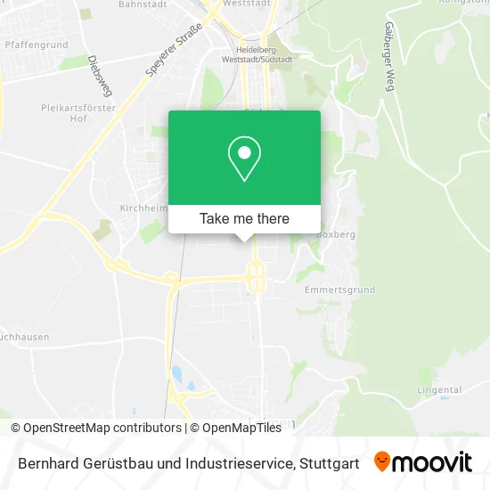 Карта Bernhard Gerüstbau und Industrieservice