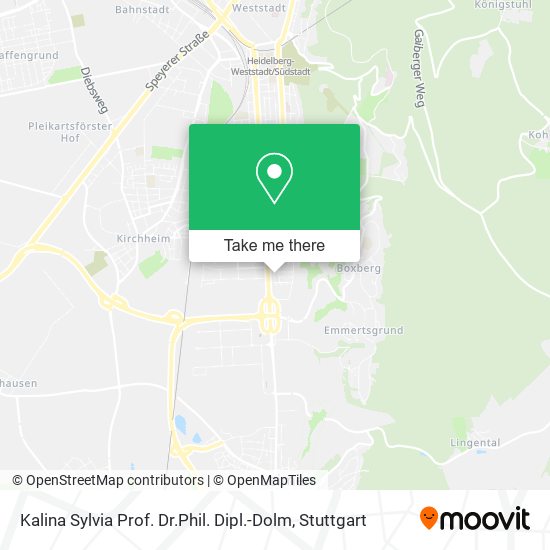 Kalina Sylvia Prof. Dr.Phil. Dipl.-Dolm map