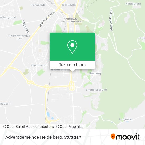 Карта Adventgemeinde Heidelberg