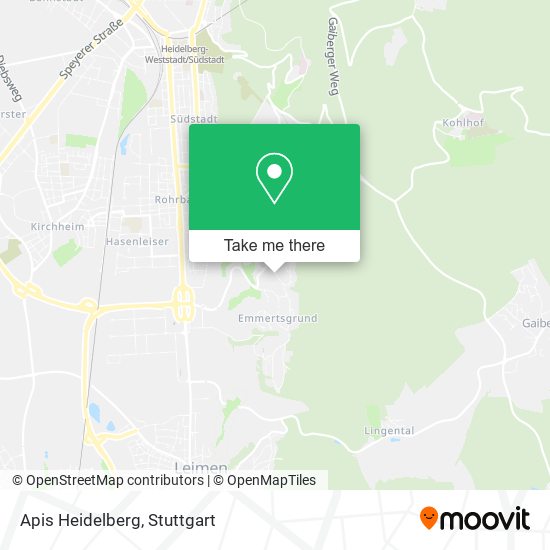 Apis Heidelberg map